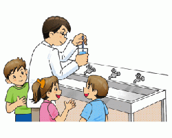 学校薬剤師の活動01.飲料水（飲み水）検査